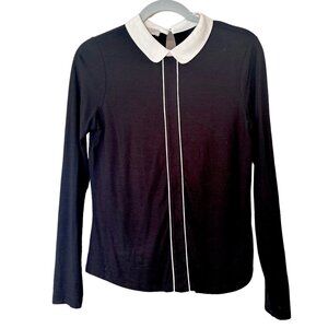 Wednesday Addams meets the Workplace! - Hobbs Tee with Peter Pan Collar